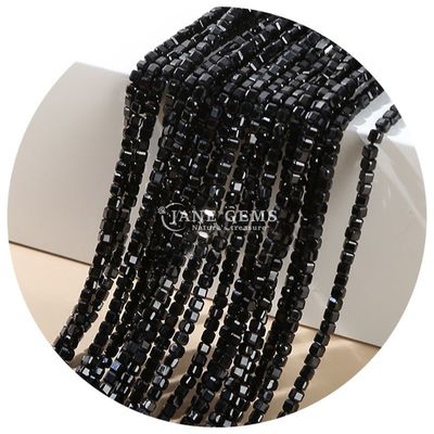 Ingrosso di cristallo naturale gemma perline sfuse quadrate cubo perline sfuse ametista turmalina perline per gioielli
