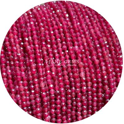 Quarzo di fragola rosa opale gemme perla cristallo naturale facce rotonde forma piccola perla sciolta fili per braccialetti