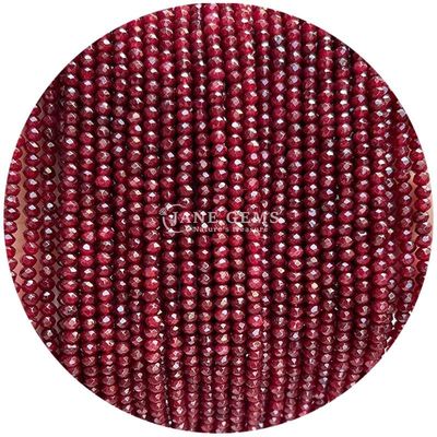 Diversi tipi di gemme di calcedonia perla cristallo naturale facce di abaco forma di piccole perline sciolte per braccialetti