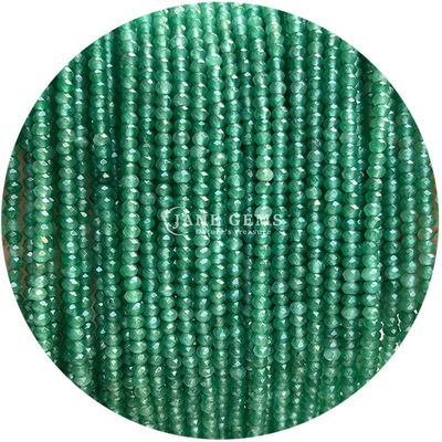 Diversi tipi di gemme di calcedonia perla cristallo naturale facce di abaco forma di piccole perline sciolte per braccialetti