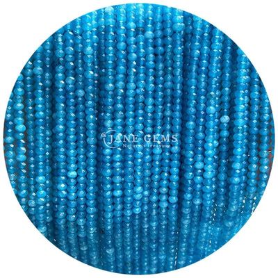 Diversi tipi di gemme di calcedonia perla cristallo naturale facce di abaco forma di piccole perline sciolte per braccialetti