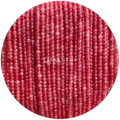 Bianco nero calcedonia gemme perla cristallo naturale facce di abaco forma di piccole perline sciolte per braccialetti