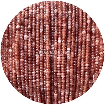 Bianco nero calcedonia gemme perla cristallo naturale facce di abaco forma di piccole perline sciolte per braccialetti