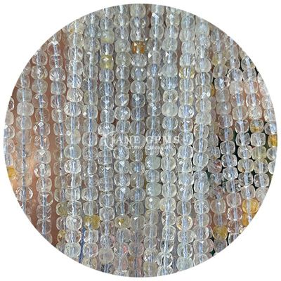 Ingrosso per gioielli di pietre preziose naturali perle sciolte perle sciolte di cristallo perle sciolte di fluorite perle sciolte di pietra lunare per gioielli di gioielli