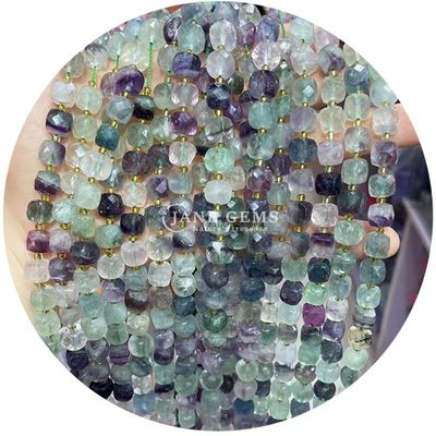 Ingrosso per gioielli di pietre preziose naturali perle sciolte perle sciolte di cristallo perle sciolte di fluorite perle sciolte di pietra lunare per gioielli di gioielli
