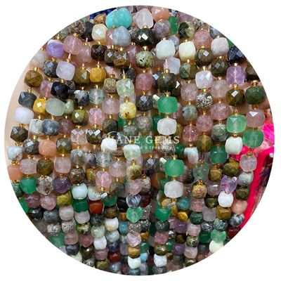 Ingrosso per gioielli di pietre preziose naturali perle sciolte perle sciolte di cristallo perle sciolte di fluorite perle sciolte di pietra lunare per gioielli di gioielli