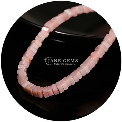 Grossista perline libere di giada naturale perline libere di opale bianco reale perline libere di opal quadrato a fetta forma libera perline spazzatori per gioielli fai da te