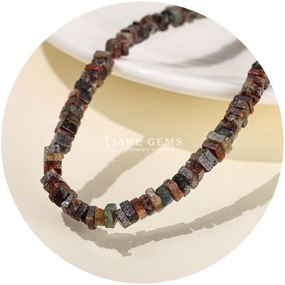 Grossista perline libere di giada naturale perline libere di opale bianco reale perline libere di opal quadrato a fetta forma libera perline spazzatori per gioielli fai da te