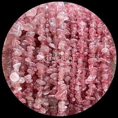 Quarzo trasparente Ametista Gemme Perla Cristallo naturale Forma irregolare Scheletro di ghiaia Pietra sciolta perla fili per braccialetti