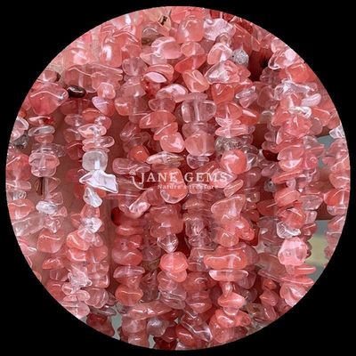 Quarzo trasparente Ametista Gemme Perla Cristallo naturale Forma irregolare Scheletro di ghiaia Pietra sciolta perla fili per braccialetti