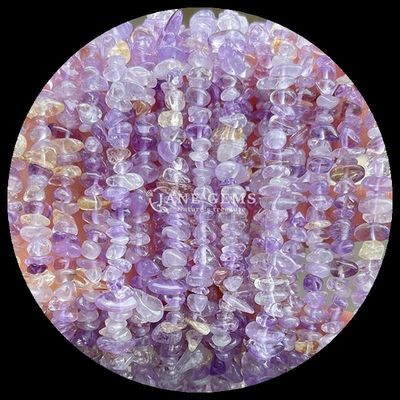 Citrino Nero Gemme Rutilate Perla Cristallo Naturale Forma Irregolare Scheggia Ghiaia Pietra Perla Libera Stringhe Per Braccialetti