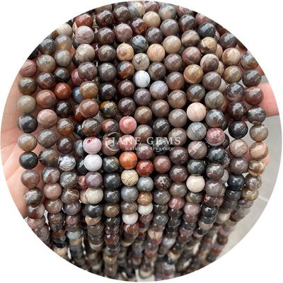 Ingrosso di pietra naturale giaspio perline sferiche sferiche 8mm labradorite perline sferiche rosa quarzo perline sferiche spazzatori per gioielli