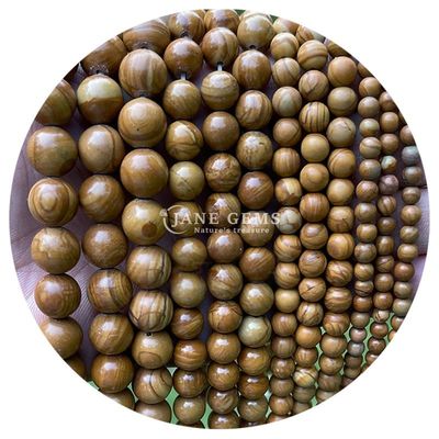 Ingrosso per gioielli di pietra naturale perline rotonde 8 mm rosa zebra giaspero perline rotonde turmalina