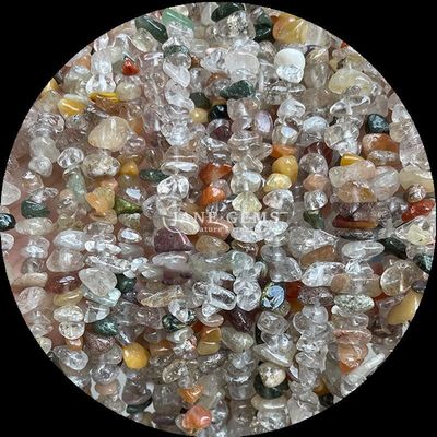 Agata rossa gemme perle cristallo naturale di forma irregolare scheggia ghiaia pietra sciolta perle fili per braccialetti