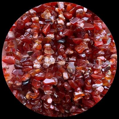 Agata rossa gemme perle cristallo naturale di forma irregolare scheggia ghiaia pietra sciolta perle fili per braccialetti