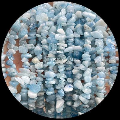 Acquamarine Fluorite Gems Perle Cristallo Naturale Forma Irregolare Scheletro Ghiaia Pietra Perle Loose Filamenti Per Braccialetti
