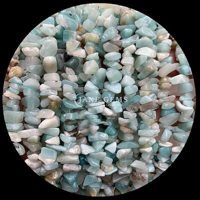 Moganite Amazonite Apatite Gems Perle Cristallo Naturale Forma Irregolare Scheletro Ghiaia Pietra Groviglio Stringhe di Perle Per Braccialetti