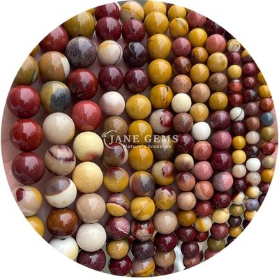 Ingrosso di gemme naturali perline rotonde 8 mm perline a sfera di ematite perline a sfera di lava perline a sfera di agata perline spazzatrici per gioielli M