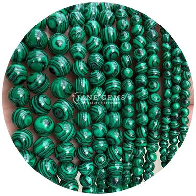 Ingrosso di gemme naturali perline rotonde 8 mm perline a sfera di ematite perline a sfera di lava perline a sfera di agata perline spazzatrici per gioielli M