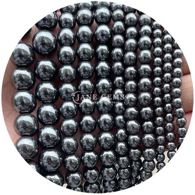 Ingrosso di gemme naturali perline rotonde 8 mm perline a sfera di ematite perline a sfera di lava perline a sfera di agata perline spazzatrici per gioielli M