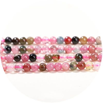 GROSSO STONE NATURALE PERLE RONDOTE 8 mm MULTICOLOR TOURMALINE PERLE RONDOTE AGATE PERLE RONDOTE SPACER per gioielli