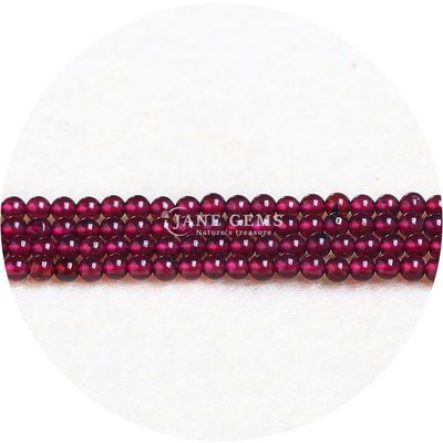 Ingrosso per gioielleria per perline di gemme naturali 8 mm perline di rodolite rotonde multicolore perline di turmalina