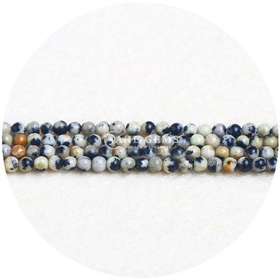 Ingrosso per gioielleria per perline di gemme naturali 8 mm perline di rodolite rotonde multicolore perline di turmalina