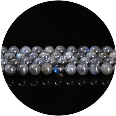 Ingrosso Naturale 2A Fiore di prugna Turmalina Rotonda Perle sciolte Pietra di luna Florite Pietra di sole Perle spaziatori per gioielli
