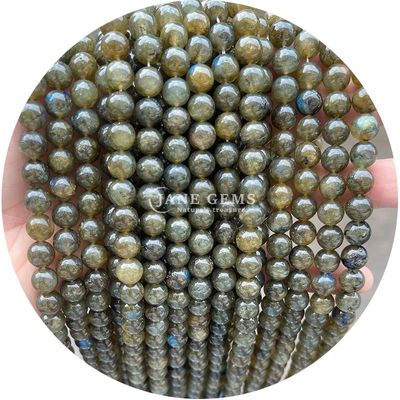 Ingrosso Naturale 2A Tourmaline Rotondo Perle Libere Moonstone Perle Libere di Pietra Arcobaleno Perle Fluorite Distanziatori per Gioielli