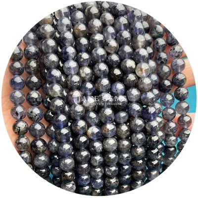 Ingrosso Naturale 2A Tourmaline Rotondo Perle Libere Moonstone Perle Libere di Pietra Arcobaleno Perle Fluorite Distanziatori per Gioielli