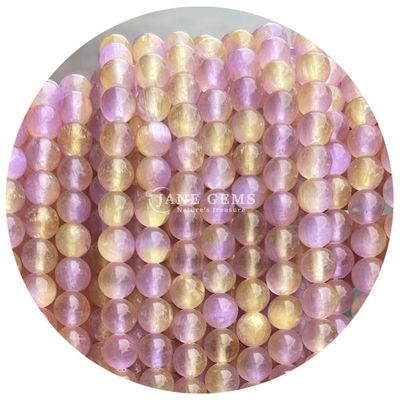 Ingrosso di gemme naturali perline sferiche sferiche 8 mm Gips blu perline sferiche ematite perline spaziatori per la realizzazione di gioielli