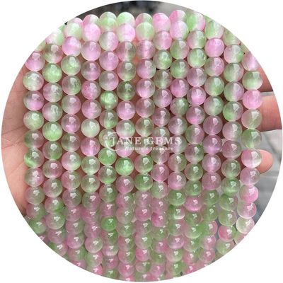 Ingrosso di gemme naturali perline sferiche sferiche 8 mm Gips blu perline sferiche ematite perline spaziatori per la realizzazione di gioielli