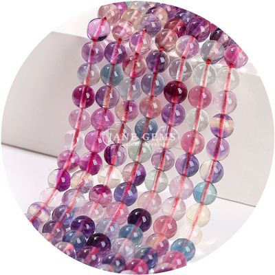 Ingrosso di gemme naturali perline sferiche sferiche 8 mm Gips blu perline sferiche ematite perline spaziatori per la realizzazione di gioielli