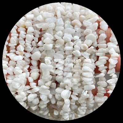 Pietra di luna Tourmaline Gems Bead Cristallo naturale Forma irregolare Scheletro di ghiaia Pietra di ghiaia Stringhe di perline sciolte Per braccialetti