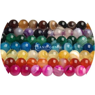 Ingrosso di gemme naturali perline sferiche sferiche 8 mm Gips blu perline sferiche ematite perline spaziatori per la realizzazione di gioielli