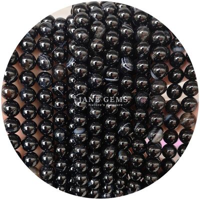 Ingrosso di gemme naturali perline sferiche sferiche 8 mm Gips blu perline sferiche ematite perline spaziatori per la realizzazione di gioielli