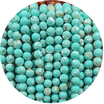 Ingrosso di gemme naturali perle rotonde sciolte 8 mm agate a strisce multicolore perle sciolte perle rotonde spaziatori per gioielli