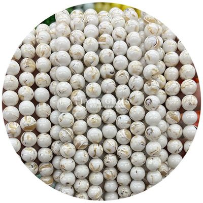 Ingrosso di gemme naturali perle rotonde sciolte 8 mm agate a strisce multicolore perle sciolte perle rotonde spaziatori per gioielli