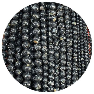 Ingrosso di gemme naturali perle rotonde sciolte 8 mm agate a strisce multicolore perle sciolte perle rotonde spaziatori per gioielli