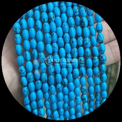 Occhio di tigre giallo avventurino gemma perla naturale cristallo di riso forma di pietra perla sciolta fili per braccialetti