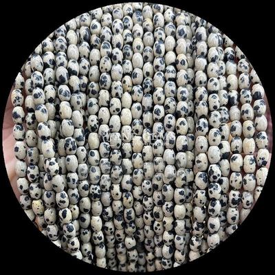 Agata indiana punto verde limone giada gemma perla cristallino naturale forma di riso pietra perla sciolta fili per braccialetti