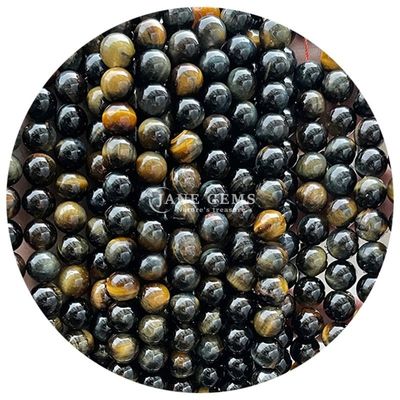 Ingrosso di pietra naturale perle rotonde larghe 8 mm perle larghe di tigre rosa rosso perle rotonde perli rotonde per gioielli