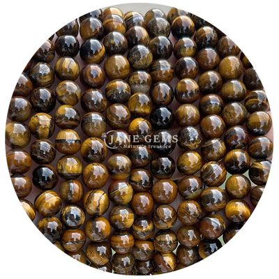 Ingrosso di pietra naturale perle rotonde larghe 8 mm perle larghe di tigre rosa rosso perle rotonde perli rotonde per gioielli
