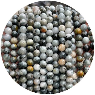 Ingrosso di pietra naturale perle rotonde larghe 8 mm perle larghe di tigre rosa rosso perle rotonde perli rotonde per gioielli