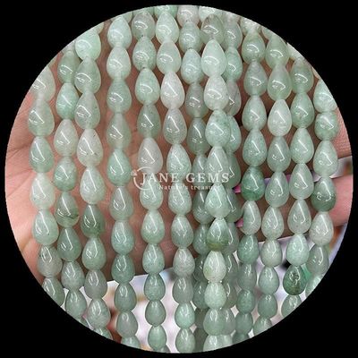 Lapis Lazuli Verde Aventurine Gem Bead Naturale Cristallo Acqua Goccia Forma Pietra Stringhe di perline sciolte Per braccialetti