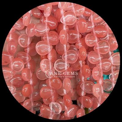 Malachite Quarzo trasparente perla di gemma cristallo naturale acqua goccia forma pietra strati di perla sciolti per braccialetti