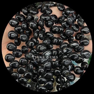 Carnelian Black Agate Gem Bead Naturale Cristallo Acqua Goccia Forma di Pietra Stringhe di Perla Loose Per Braccialetti