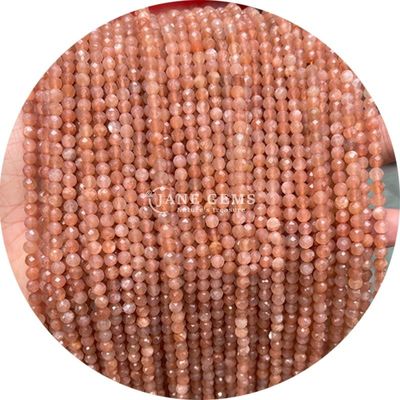 Ingrosso per gioielleria di semi-preziose pietre preziose perline a facciate di pietra a facciate sciolte perline accessori per gioielleria di rosa quarzo perline spazzatore