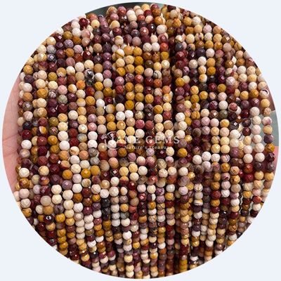 Ingrosso per gioielleria di semi-preziose pietre preziose perline a facciate di pietra a facciate sciolte perline accessori per gioielleria di rosa quarzo perline spazzatore