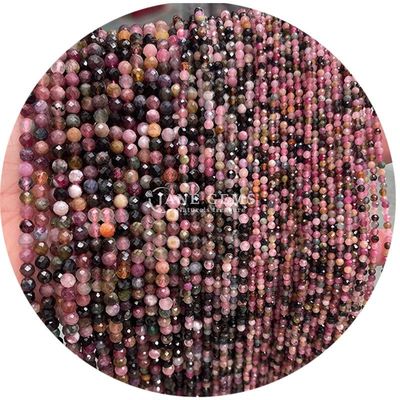 Ingrosso di gemme semi-preziose perle a facce a facce a facce sciolte perle di ametista accessori perle spazzatore per gioielleria